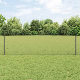 Berkfield Fence Posts 5 Pcs U-Channel Grey 60 Cm Steel - thumbnail 1