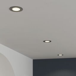 GoodHome Salk Black Adjustable Led Neutral White Downlight 4.8W Ip20, Pack Of 3 - thumbnail 2