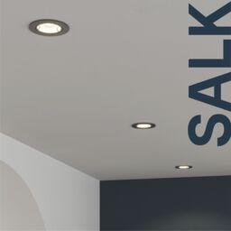 GoodHome Salk Black Adjustable Led Neutral White Downlight 4.8W Ip20, Pack Of 3 - thumbnail 6