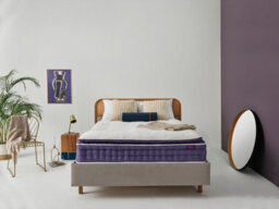 ELLE Decoration The Amethyst Luxury Wool Pocket Spring, Small Double Mattress, Handmade Natural Pressure Relieving, Weight Distributing Pillowtop - thumbnail 3