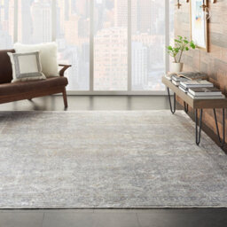 Silver Cream Luxurious Traditional Bordered Floral Rug Easy To Clean Living Room And Bedroom-300Cm X 381Cm - thumbnail 2