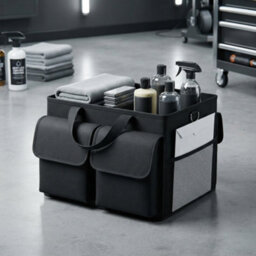 Heavy Duty Foldable Car Boot Organiser, Collapsible 2 In 1 Storage Box For Vehicle, Luggage & Shopping - thumbnail 3