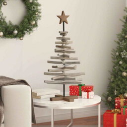 Vidaxl Christmas Tree With Stand Brown 90 Cm Solid Teak Wood - thumbnail 4