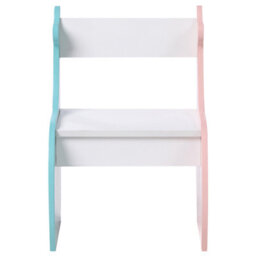 Wyld And Coco Littlejoy 2-Seat Kids Table Set With Blackboard Top, Multicolour Chairs - thumbnail 9