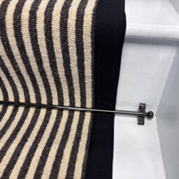 RainbowHome Stripe Quality Wool Stair Runner Loop Pile With 100% Black Cotton Border 50 600 - thumbnail 4