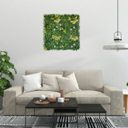 Artificial Plant Flower Living Wall Panels Realistic - Cliff Side - Indoor / Outdoor - 1M X 1M - Home, Garden, Office - thumbnail 8