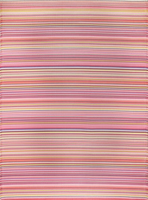 The Rugs Reversible Waterproof Outdoor Rugs Rainbow 1020 Pink - image 1
