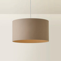 Valuelights Reni Taupe Fabric Drum Ceiling Lamp Shade (D)45Cm - thumbnail 6