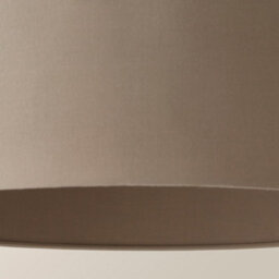 Valuelights Reni Taupe Fabric Drum Ceiling Lamp Shade (D)45Cm - thumbnail 4