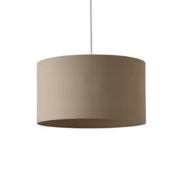 Valuelights Reni Taupe Fabric Drum Ceiling Lamp Shade (D)45Cm - thumbnail 2