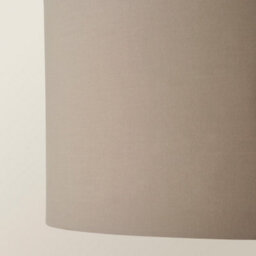 Valuelights Reni Taupe Fabric Drum Ceiling Lamp Shade (D)45Cm - thumbnail 3