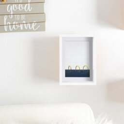 "Nicola Spring 5 X 7"" Deep Photo Frames - White/white Mount - 3D Deep Box Picture Frame Display Case (20 X 15Cm) X2" - thumbnail 6