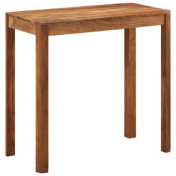 Berkfield Bar Table Solid Wood Acacia With Sheesham Finish 110X55X106 Cm - thumbnail 9