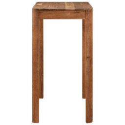 Berkfield Bar Table Solid Wood Acacia With Sheesham Finish 110X55X106 Cm - thumbnail 3