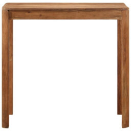 Berkfield Bar Table Solid Wood Acacia With Sheesham Finish 110X55X106 Cm - thumbnail 2