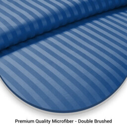 Pamposh Luxury Pack Of 2 Reversible King Size Duvet Cover Sets With Zipper Fastening, Corner Ties & Matching Pillowcase Soft Microfiber - thumbnail 4