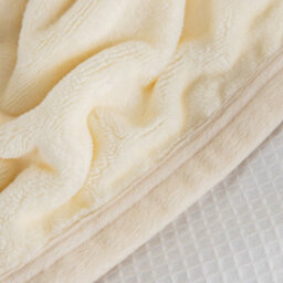 Alfresia Minky Luxury Throw, Double Blanket, Cream - thumbnail 5