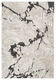 Eleanor Modern Embossed Contemporary Living Room Area Rug - Abstract Design,mocha,80 X 150 Cm - thumbnail 2