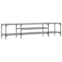 Walplus Tv Cabinet Grey Sonoma 201X35X45 Cm Engineered Wood&iron - thumbnail 2