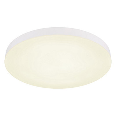 Luminosa Lighting Luminosa Matthew 50Cm Round Flush Ceiling Light White Matt Led 3000-6500K - image 1