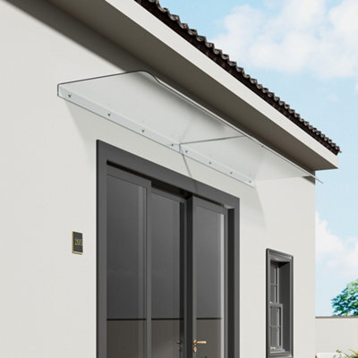 Breeins Outdoor Window Awning Rain Screen Waterproof Front Door Canopy Garden Canopy Patio Porch Shelter Cover - image 1