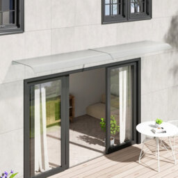 Breeins Outdoor Window Awning Rain Screen Waterproof Front Door Canopy Garden Canopy Patio Porch Shelter Cover - thumbnail 2