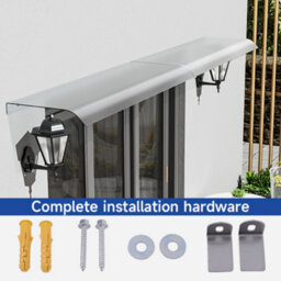 Breeins Outdoor Window Awning Rain Screen Waterproof Front Door Canopy Garden Canopy Patio Porch Shelter Cover - thumbnail 5