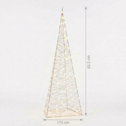 Pegdev 65.5Cm Led Christmas Pyramid Tower Light Indoor Festive Decoration - thumbnail 3