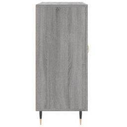 Berkfield Sideboard Grey Sonoma 90X34X80 Cm Engineered Wood - thumbnail 7
