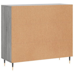 Berkfield Sideboard Grey Sonoma 90X34X80 Cm Engineered Wood - thumbnail 8