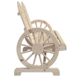 Berkfield Garden Adirondack Chair 2-Seater Solid Wood Fir - thumbnail 5