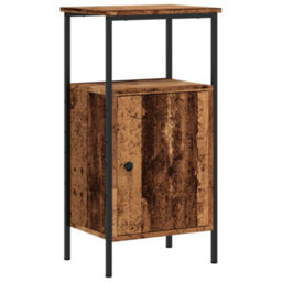 Berkfield Bedside Cabinets 2 Pcs Old Wood 41X31X80 Cm Engineered Wood - thumbnail 6