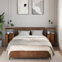 Berkfield Bedside Cabinets 2 Pcs Old Wood 41X31X80 Cm Engineered Wood - thumbnail 3