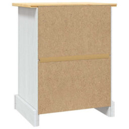 Vidaxl Bedside Cabinet Mexican Pine Corona Range White 53X39X66 Cm - thumbnail 5