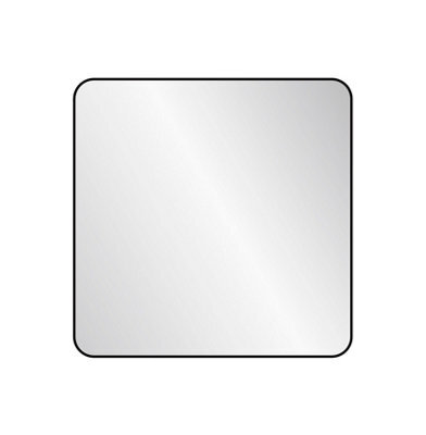 Nielsen Archer Metal Square Wall Mirror, Black, 60Cm - image 1