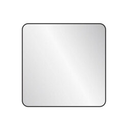 Nielsen Archer Metal Square Wall Mirror, Black, 60Cm - thumbnail 1
