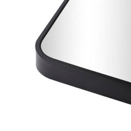 Nielsen Archer Metal Square Wall Mirror, Black, 60Cm - thumbnail 3