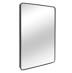 Nielsen Archer Metal Square Wall Mirror, Black, 60Cm - thumbnail 2
