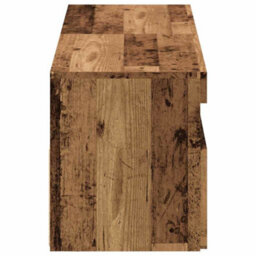 Berkfield Tv Cabinets With Led Lights 2 Pcs Old Wood Engineered Wood - thumbnail 9