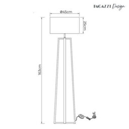 Pagazzi Lighting Pagazzi Savine Champagne Gold Floor Lamp - thumbnail 5