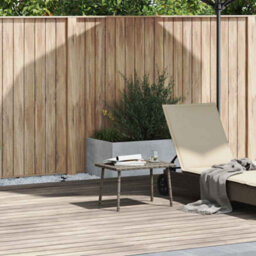 Berkfield Garden Coffee Table Rectangular Grey 60X40X37 Cm Poly Rattan - thumbnail 3