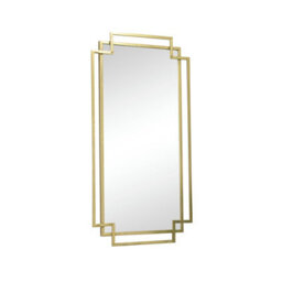Melody Maison Gold Foiled Wall Mirror - 94Cm X 48Cm - thumbnail 6