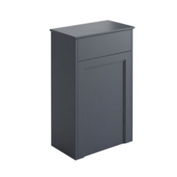 Plum&clay Fairmont Traditional Blue Grey Back To Wall Toilet Wc Unit