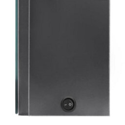 Berkfield Stylish Led Bathroom Mirror Cabinet Shining Grey 50X13X70 Cm - thumbnail 6