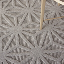 Nourison Outdoor Cozumel Czm01 Light Grey Rug-122Cm X 183Cm - thumbnail 3