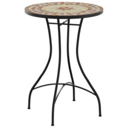 Walplus Mosaic Bistro Table Terracotta And White50X70 Cm Ceramic - thumbnail 2
