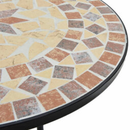 Walplus Mosaic Bistro Table Terracotta And White50X70 Cm Ceramic - thumbnail 7