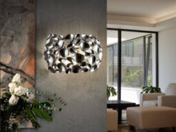 Luminosa Lighting Luminosa Narisa 2 Light Wall Lamp Chrome, E14 - Uk Stock - thumbnail 1