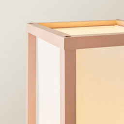 Valuelights Struttura Pink Shelving Unit Floor Lamp With Fabric Shade And Bulb - thumbnail 4