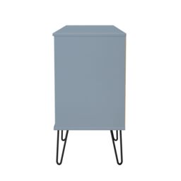 Anzio Ready Assembled Matt Denim Blue 6 Drawer Sideboard (H)742mm (W)1537mm (D)397mm - thumbnail 6